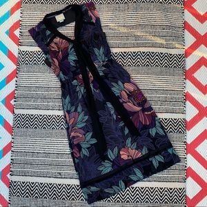 Anthropologie Maeve Bretin Neck-Tie Dress size XS